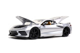 1/24 "BIGTIME Muscle" 2020 Corvette Stingray - Bonbon Argent