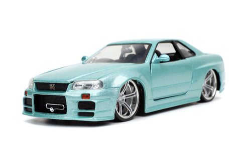 Jada Hollywood R. RC Fast & Furious Nissan Skyline GTR 1:16