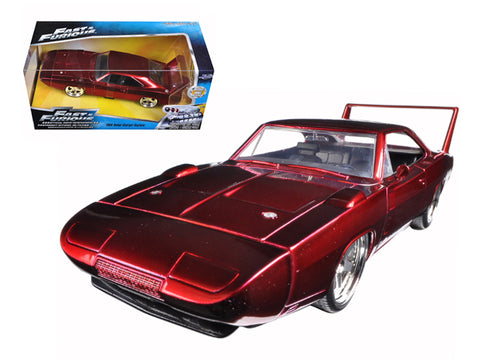 1/24 "Fast & Furious" 1969 Dodge Charger Daytona - Burgundy