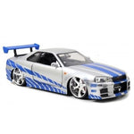 1/24 "Fast &amp; Furious" Nissan GT-R Skyline R34 2009 de Brian