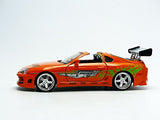 1/24 "Fast &amp; Furious" Toyota Supra métallique orange de Brian