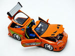 1/24 "Fast &amp; Furious" Toyota Supra métallique orange de Brian