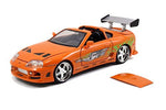 1/24 "Fast &amp; Furious" Toyota Supra métallique orange de Brian