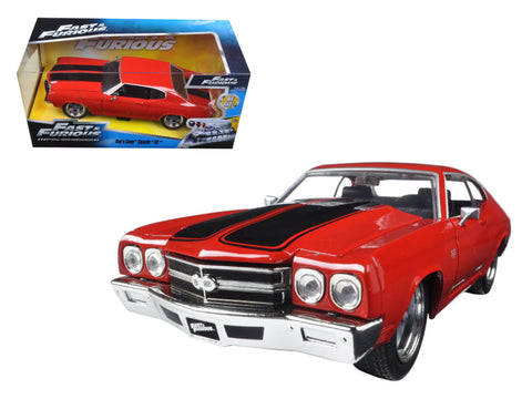 1/24 "Fast & Furious" Dom's Chevy Chevelle SS Red w/ Black