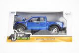 1/24 "Just Trucks" 2017 Ford F-150 Raptor - Candy Blue