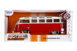 1/24 "BIGTIME Kustoms" 1/24 1962 VW Bus - Red