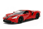 1/24 "BIGTIME Muscle" 2017 Ford GT - Rouge brillant avec noir