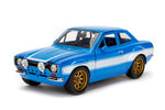 1/24 "Fast &amp; Furious" Ford Escort MK1 de Brian - Bleu