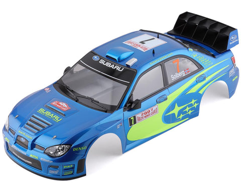 Subaru Impreza WRC 2007 Carrosserie de voiture de tourisme 1/10 pré-peinte (Bleu)