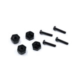 Jeu de moyeux hexagonaux de roue en aluminium de 7 mm pour Kyosho Mini-Z 4x4 MX-01