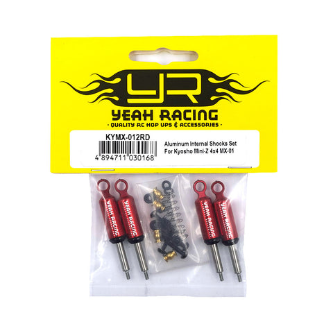 Aluminum Internal Shocks Set For Kyosho Mini-Z 4x4 MX-01