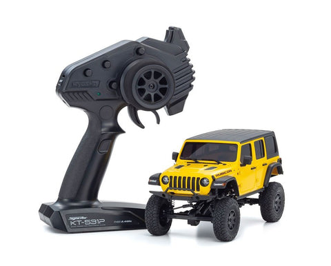 MINI-Z 4x4 MX-01 Readyset Jeep Wrangler Unlimited Rubicon, Hellayella