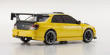 MINI-Z AWD MA-020 Readyset Subaru Impreza with Aero Kit and CFRP Hood Metallic Yellow