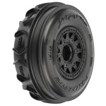 Dumont SCT Front Tires Mounted on Raid Black Wheels (2)