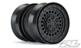 Carbine 1.9" Black Dually Wheels pour Crawlers F/R