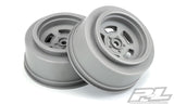 Slot Mag Drag Spec 2.2" Stone Gray Front Wheels