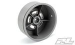 Slot Mag Drag Spec 2.2" Stone Gray Front Wheels