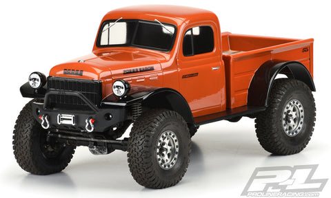 1946 Dodge Power Wagon Carrosserie transparente 12,3" Crawlers