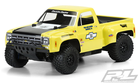 1978 Chevy C-10 Race Truck Carrosserie transparente pour SC