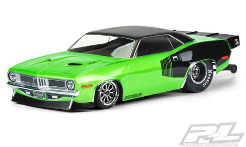 1972 Plymouth Barracuda Clear Body Slash 2wd Drag