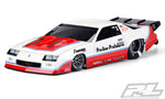 1985 Chevrolet Camaro IROC-Z Carrosserie transparente Slash Drag