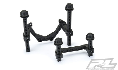 Extended Front and Rear Body Mounts for Rustler 4x4