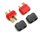 RC Sheathed T-Style Plug (1 Male/1 Female)