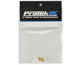 Connecteurs en or massif "Super Bullet" à profil bas de 4 mm (2 mâles)