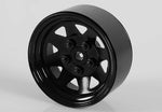 5 Lug Wagon 1.9" Steel Stamped Beadlock Wheels (Noir)