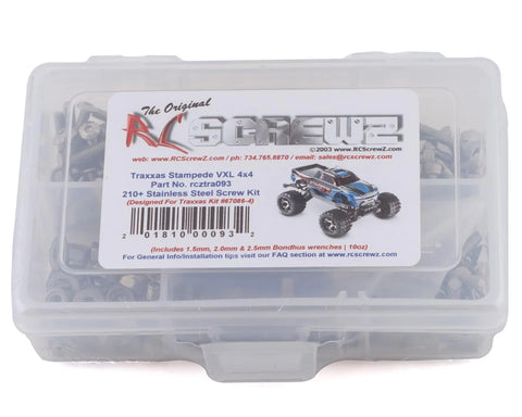 Traxxas Stampede VXL 4x4 Stainless Steel Screw Kit