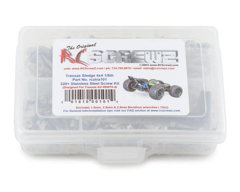 Kit de vis en acier inoxydable Traxxas Sledge 4x4