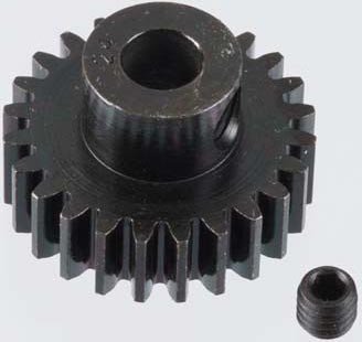 Extra Hard 32P Blackened Steel Pinion 5mm (24)