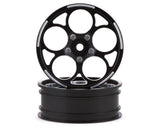 SSD RC 5 Hole Aluminum Front 2.2” Drag Racing Wheels (Black) (2)