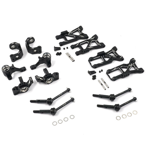 Aluminum Essential Conversion Kit For Traxxas Ford GT 4 Tec 2.0 Black