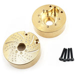 Brass 118g Portal Cover Front or Rear 2pcs For Traxxas TRX-4 TRX-6