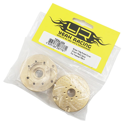 Brass 118g Portal Cover Front or Rear 2pcs For Traxxas TRX-4 TRX-6