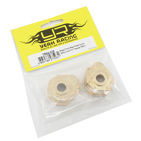 Brass Front Rear Portal Cover 42g 2pcs For Traxxas TRX4-6