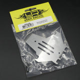 Plaque de protection en acier inoxydable pour Traxxas TRX-4 TRX-6 argent