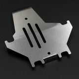 Plaque de protection en acier inoxydable pour Traxxas TRX-4 TRX-6 argent