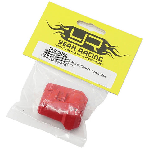 Alloy Diff Cover For Traxxas TRX-4 Red