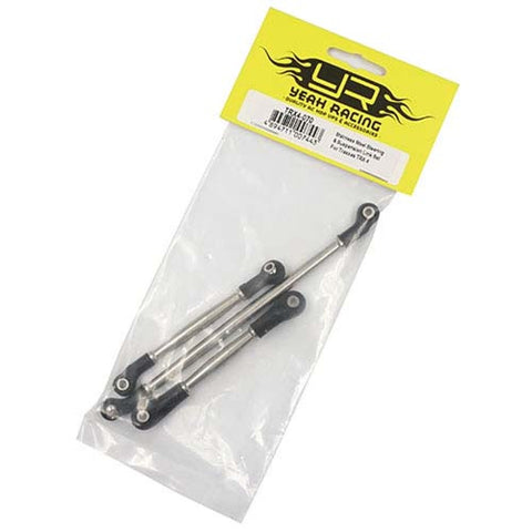 Stainless Steel Steering & Suspension Link Set For Traxxas TRX-4