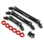 HD Steel Front & Rear Center Shaft Set Black For Traxxas TRX-6