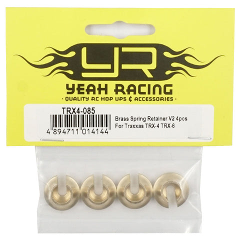 Brass Spring Retainer V2 4pcs For Traxxas TRX-4