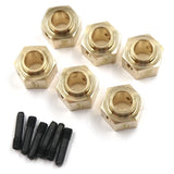 Adaptateur hexagonal en laiton 12x8mm 6pcs pour Traxxas TRX-6