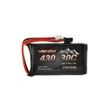 430mAh 2S 7.4V 30C LiPo JST-PH Soft Case for Axial SCX24