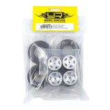 Aluminum CNC 5 Spoke Beadlock Wheel Set For Kyosho Mini-Z 4x4 Toyota