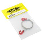 1/10 RC Rock Crawler Accessories Steel Wire Rope With Hook