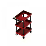 1/10 RC Accessory 3-Tiered Rolling Metal Handy Cart