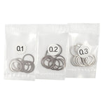 8x10mm Stainless Steel Spacer Set 0.1 0.2 0.3mm