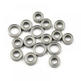 Steel Bearing Set (16pcs) For Tamiya TT02